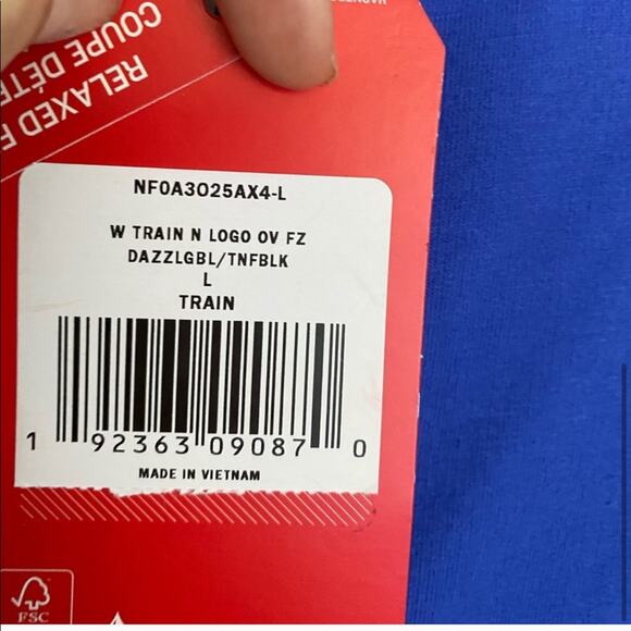 The North Face Train N Logo Oversized Full Zip Sweatshirt - Picture 6 of 7